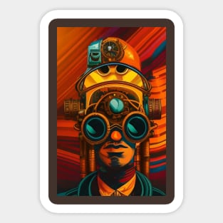 Pop Art Steampunk Sticker